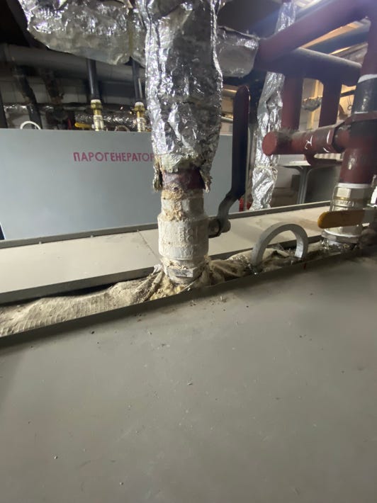 repairs of steam boilers and other thermal equipment