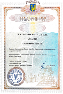 Steam™ Company Documents - Patent